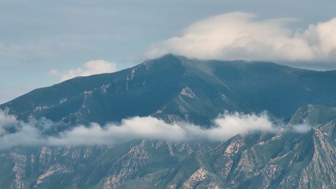 山西大同六棱山自然风景区风光航拍