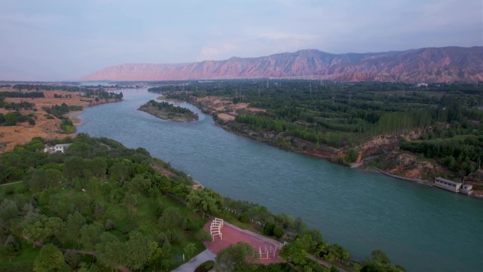 黄河 黄河上游 绿色 可持续发展 风景