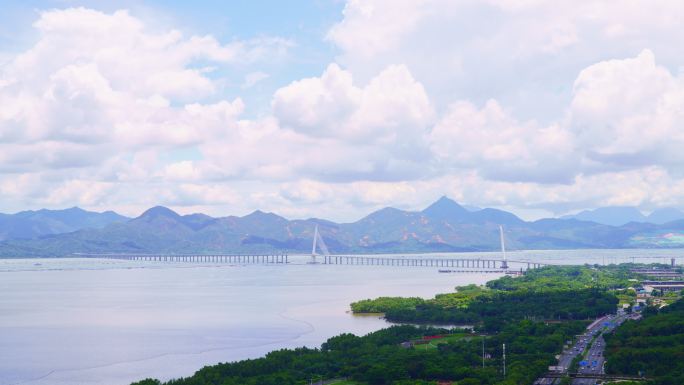 【4K原创版权】深圳湾大桥