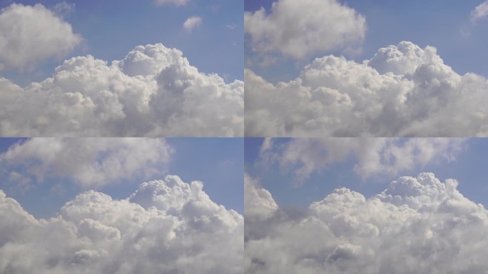 雨后天空云朵天气变化蓝天白云积雨云卷层云