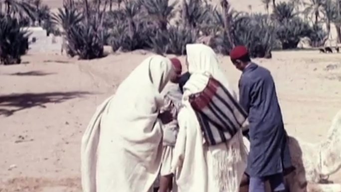60年代非洲中东骆驼商队