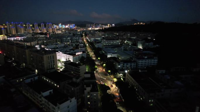 东莞凤岗雁田夜景航拍