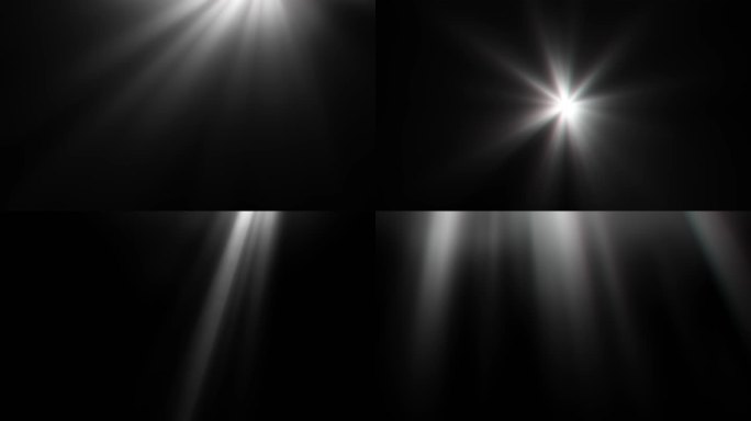 【4k】8组不同角度丁达尔光线素材