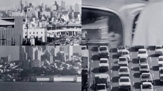 60年代美国旧金山城市风光