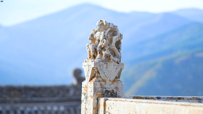 中国建筑 寺庙 佛像的局部特写