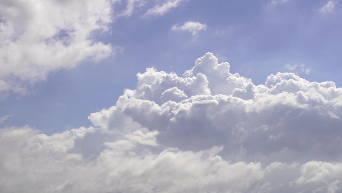 雨后天空云朵天气变化蓝天白云烈日阳光白云