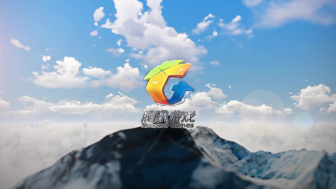 山峰企业文化展示logo片头标志宣传大气