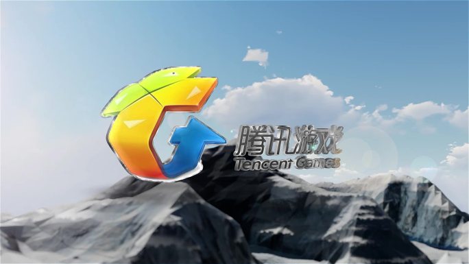 山峰企业文化展示logo片头标志宣传大气