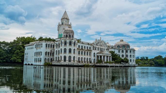 广州流花湖公园延时