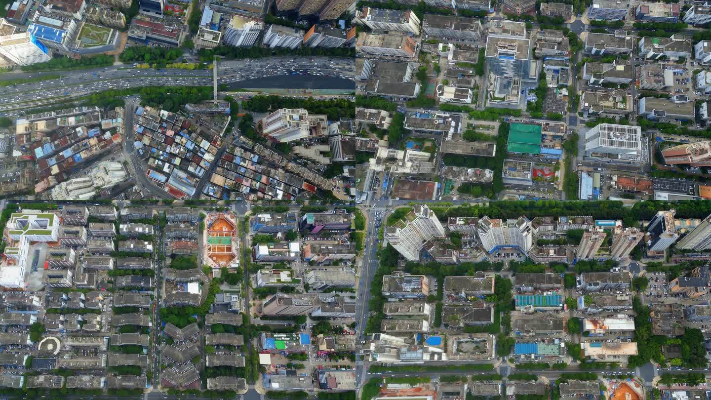 0003_D航拍城市建筑俯视高楼大景楼群