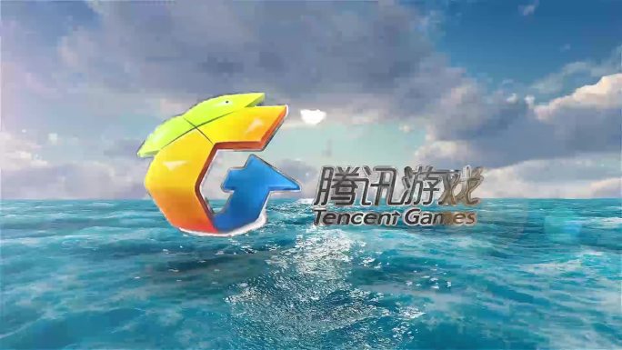 大海蓝天白云logo展示片头（无插件）