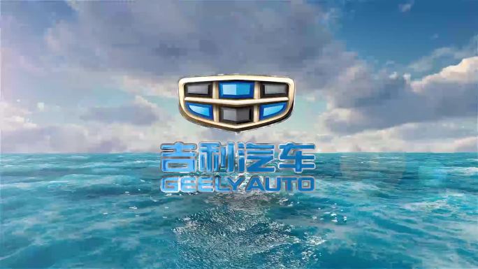 大海蓝天白云logo展示片头（无插件）