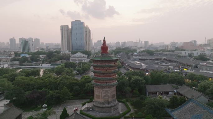 安阳文峰塔长镜头