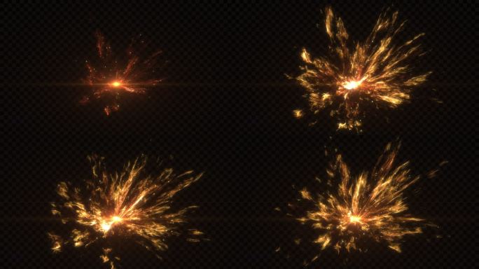 能量魔法粒子释放