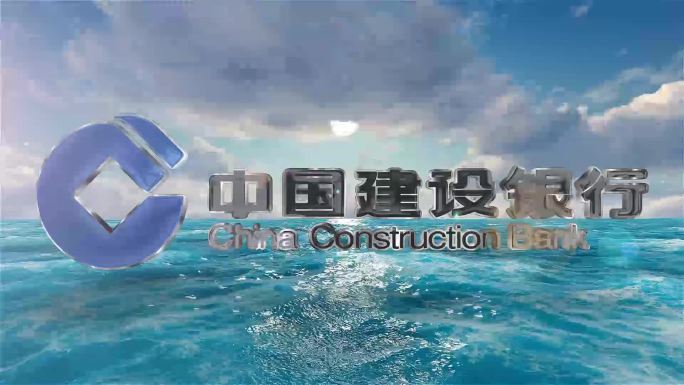 大海蓝天白云logo展示片头（无插件）