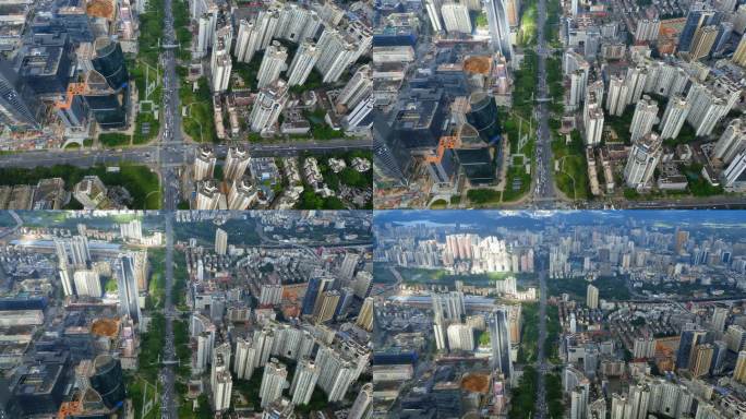 0005_D航拍城市建筑俯视高楼大景楼群