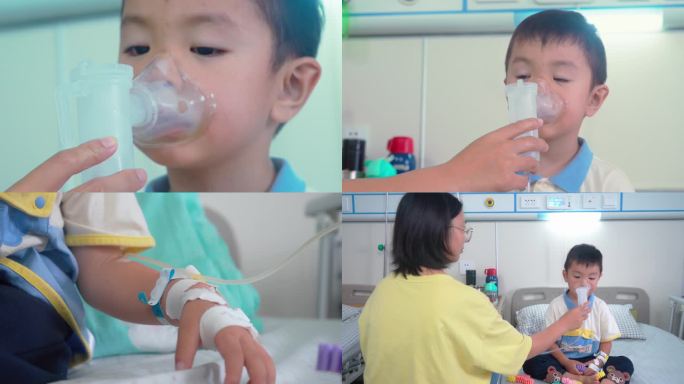 儿童生病住院输液雾化丨4K丨原创实拍