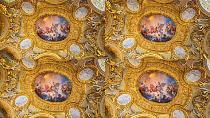 法国巴黎罗浮宫穹顶