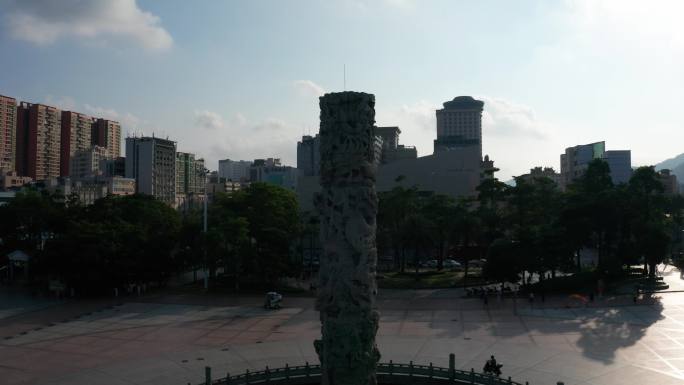 万福广场雕塑地标