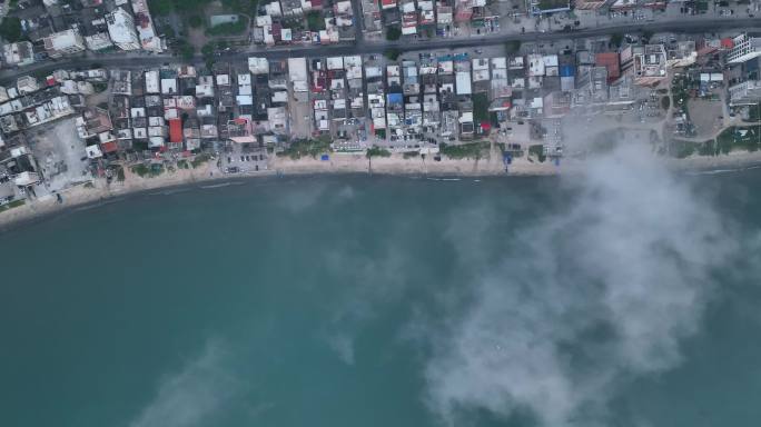 4K 广东惠州航拍 双月湾云海海景 御三