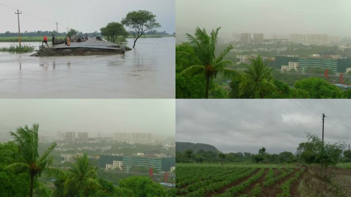 马哈拉施特拉邦普纳雨水滋养城市和农作