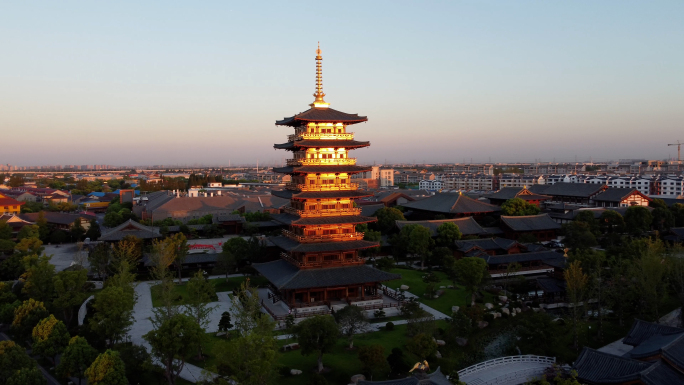 上海宝山寺幽静空灵的庙宇佛塔