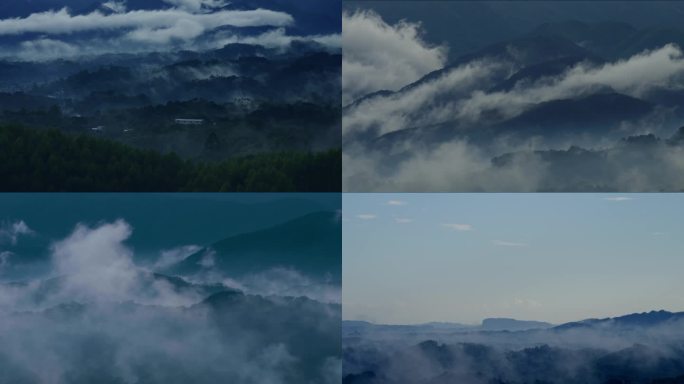 空山新雨后 雾景