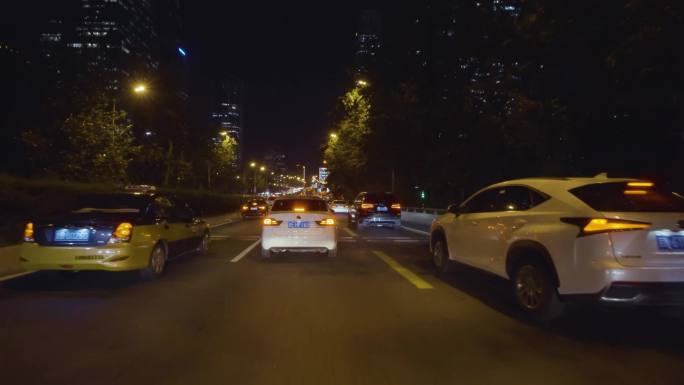 北京夜景（行车记录仪视角）