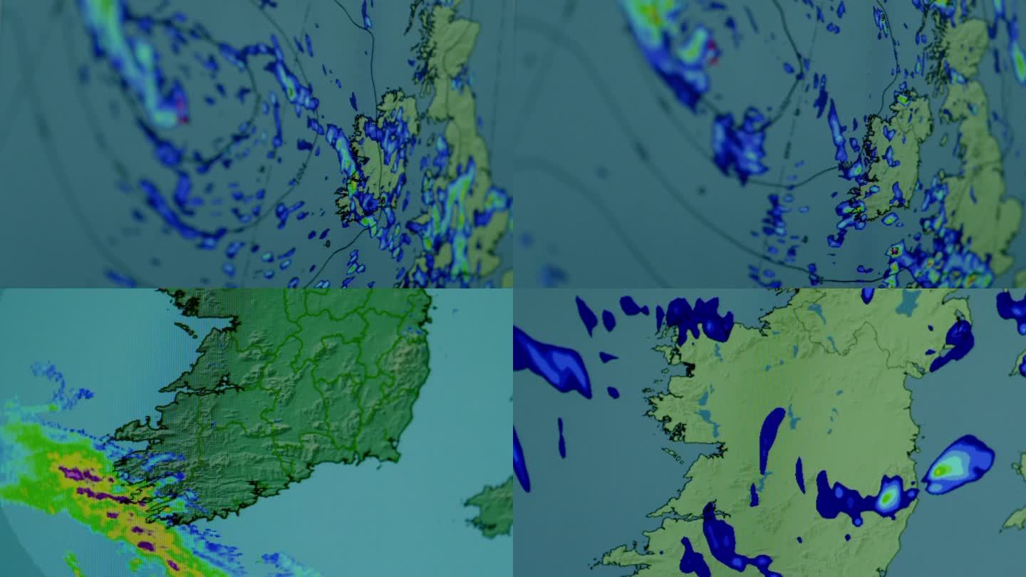 爱尔兰气象局气象降雨等数据地图统计