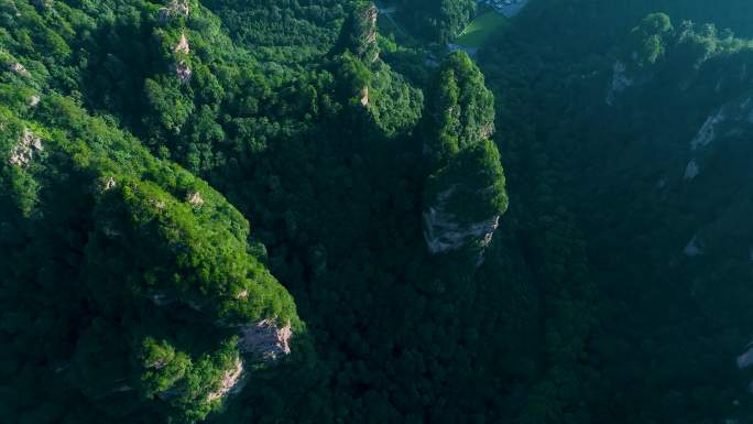 4K航拍张家界武陵源风景区群山5