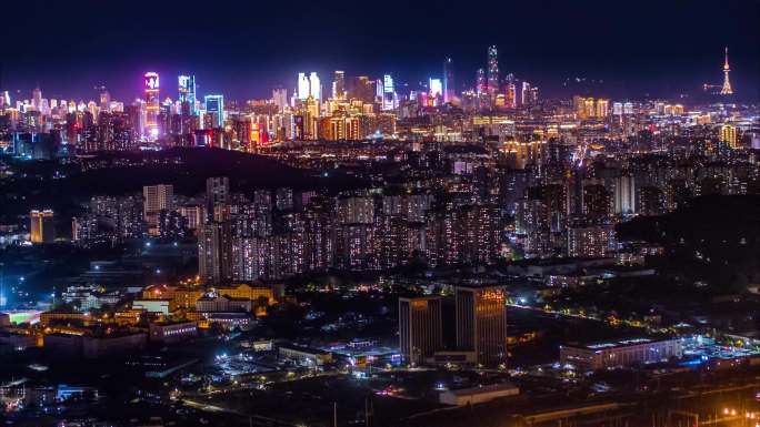 青岛城市夜景