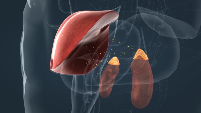 医学人体内分泌系统肝脏解毒器官肾上腺素
