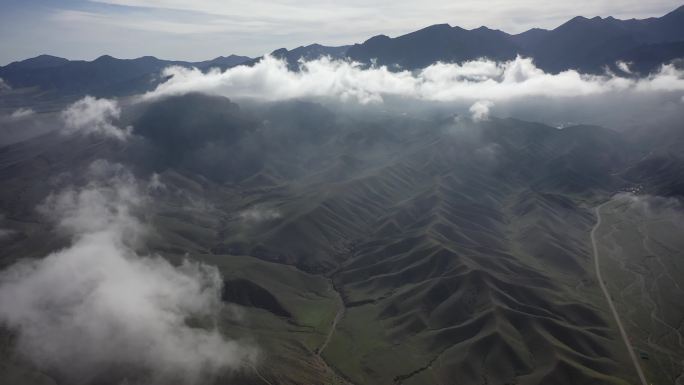 贺兰山 云海奇观 云层之上 云移动 云海