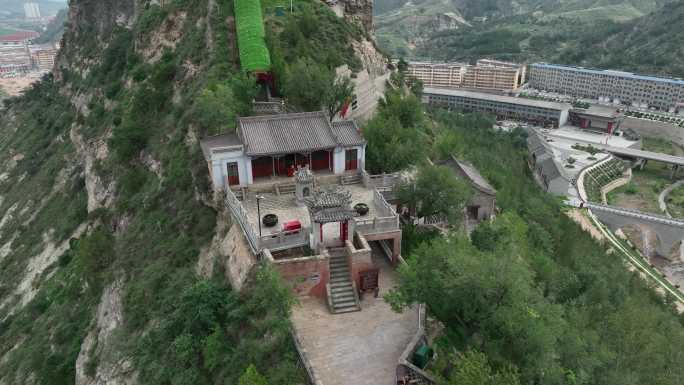 神木市二郎山风景区航拍神木宣传片素材片头