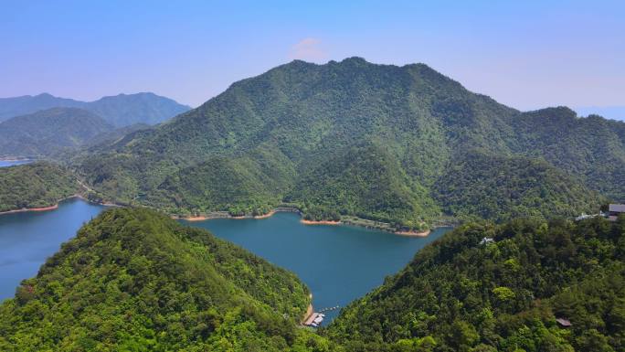 航拍浙江千岛湖