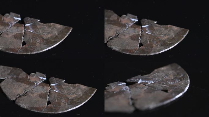 铜镜 破损的铜镜 战国时期铜镜B007