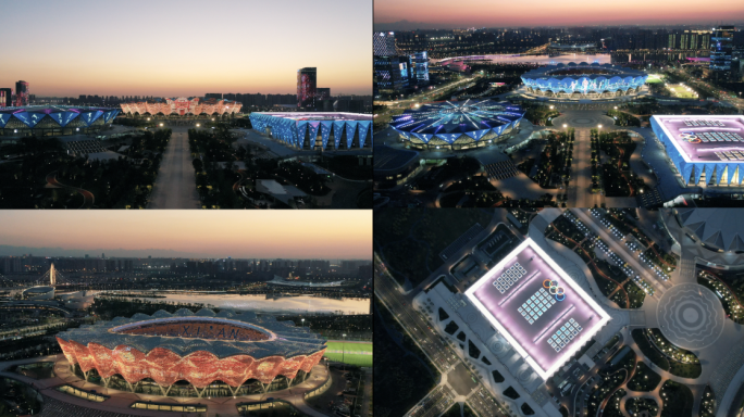 西安奥体中心大运会体育全运会灯光秀国际