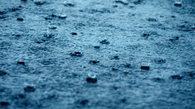 水滴 雨丝 雨水 路面 公路 秋雨 暴雨
