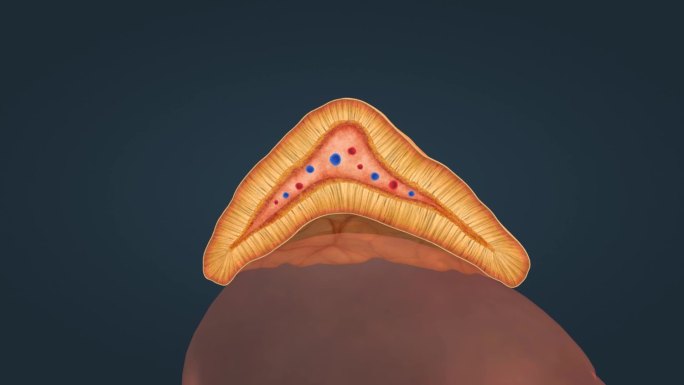 内分泌系统 肾上腺 人体器官 三维动画