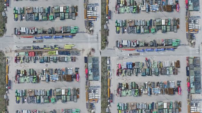 大型集装箱货运码头物流配送中心