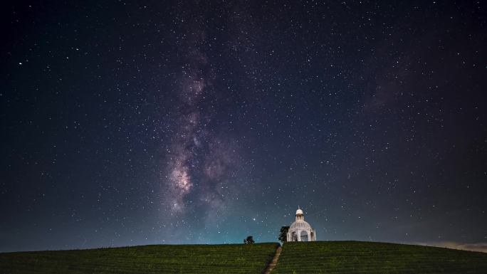 武义 花田  星空  延时摄影  星轨