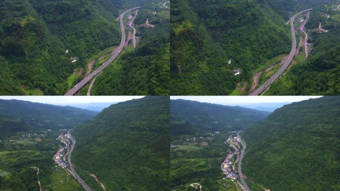 新农村 一带一路 穿山越岭 高速路 大山