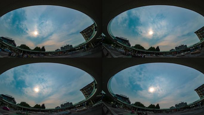 晋城 城市 风光 延时 摄影 8k 天桥