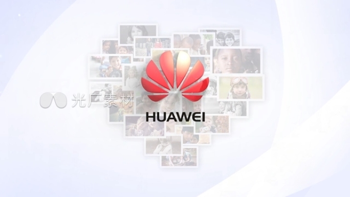 笑脸汇聚到爱心logo