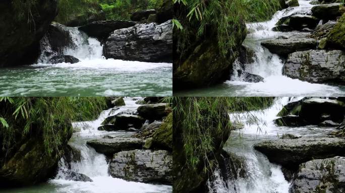 清清的山涧跳跃着流出 升格