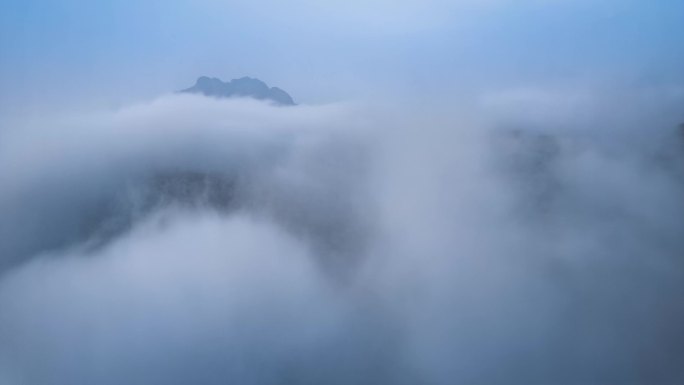 航拍秦皇岛平顶峪长城4K素材