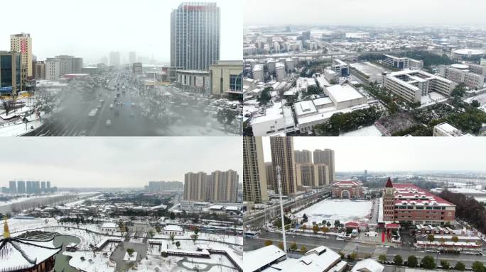 2022年黄陂前川雪景4K