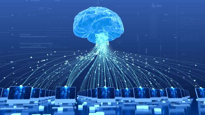 人工智能显示器大脑数据流