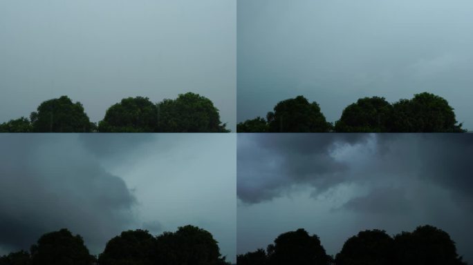 暴风雨来临 变幻莫测 下雨 雨天