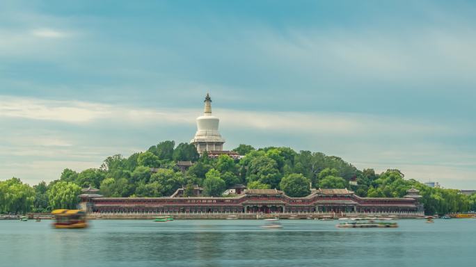 北海公园 皇家园林 白塔寺 北京4K延时